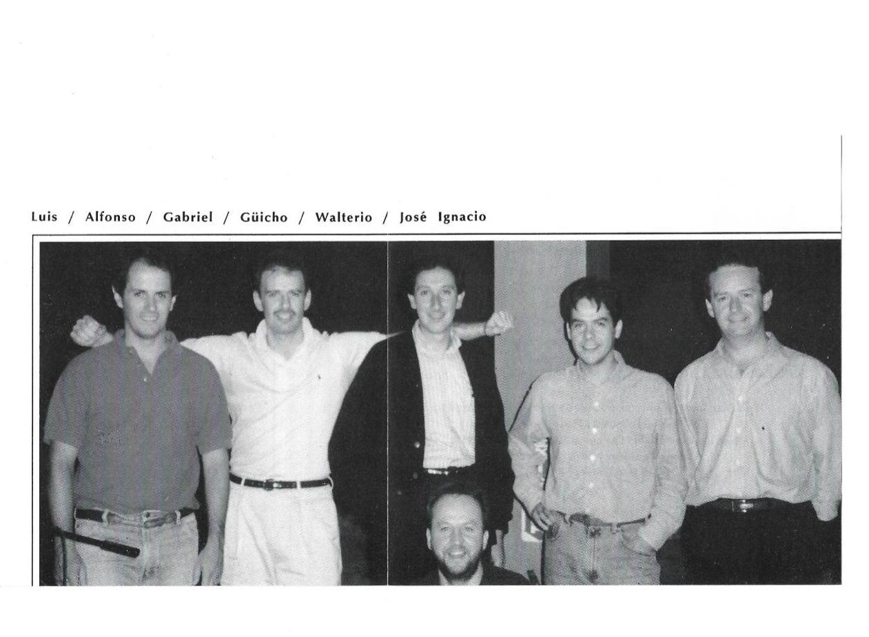 Luis, Alfonso, Gabriel, Güicho, Walterio and Ignacio