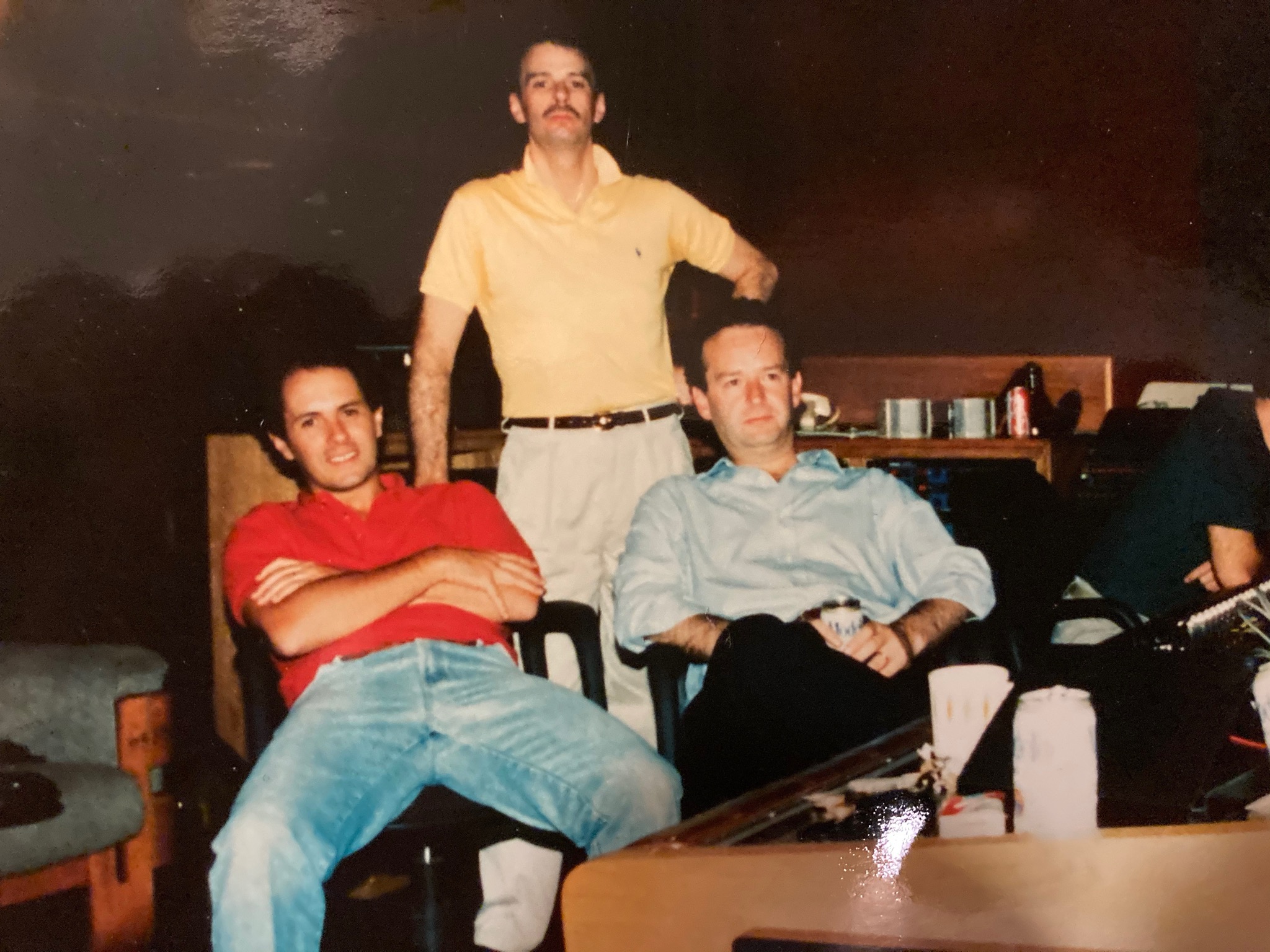Luis, Alfonso and Ignacio at Polygram